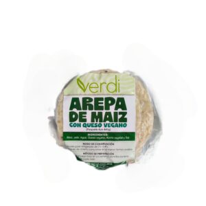 Arepas de maíz quinoa con queso vegano